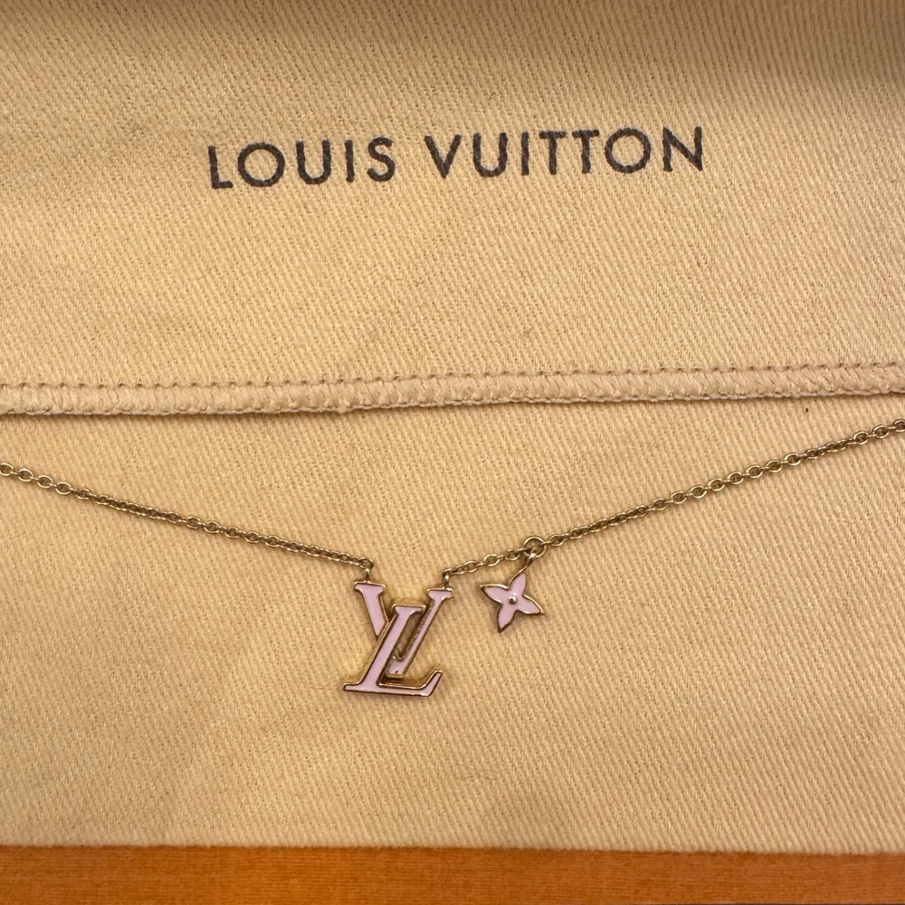 Louis Vuitton Iconic Enamel Necklace with Iconic Monogram